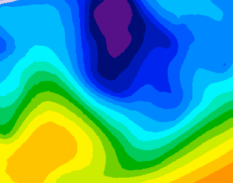 GDPS 500 millibar geopotential height 240 hour forecast chart for Canada based on 2026/01/26 0000Z data