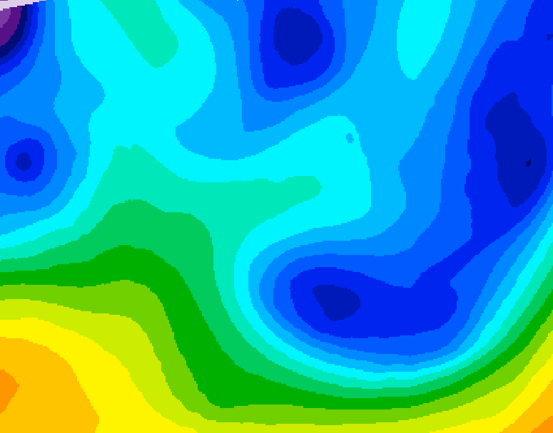 GDPS 500 millibar geopotential height 072 hour forecast chart for Canada based on 2026/01/26 1200Z data