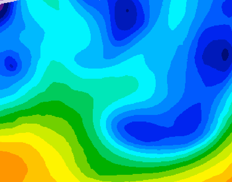 GDPS 500 millibar geopotential height 078 hour forecast chart for Canada based on 2026/01/26 1200Z data