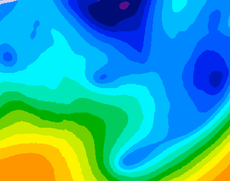 GDPS 500 millibar geopotential height 108 hour forecast chart for Canada based on 2026/01/26 1200Z data