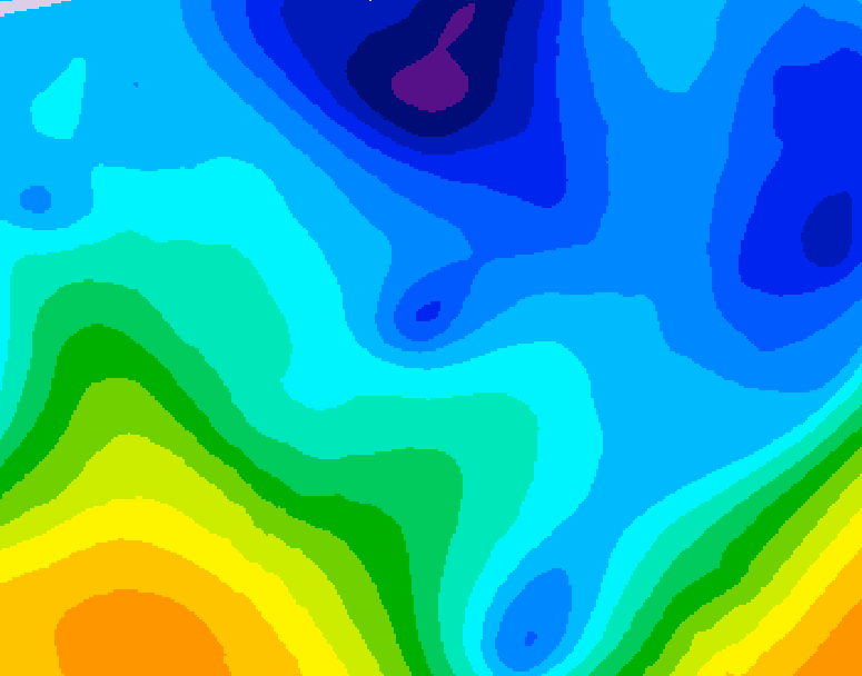 GDPS 500 millibar geopotential height 120 hour forecast chart for Canada based on 2026/01/26 1200Z data