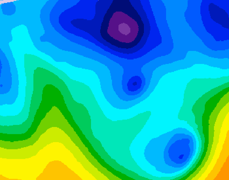 GDPS 500 millibar geopotential height 144 hour forecast chart for Canada based on 2026/01/26 1200Z data