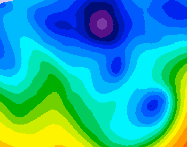 GDPS 500 millibar geopotential height 156 hour forecast chart for Canada based on 2026/01/26 1200Z data