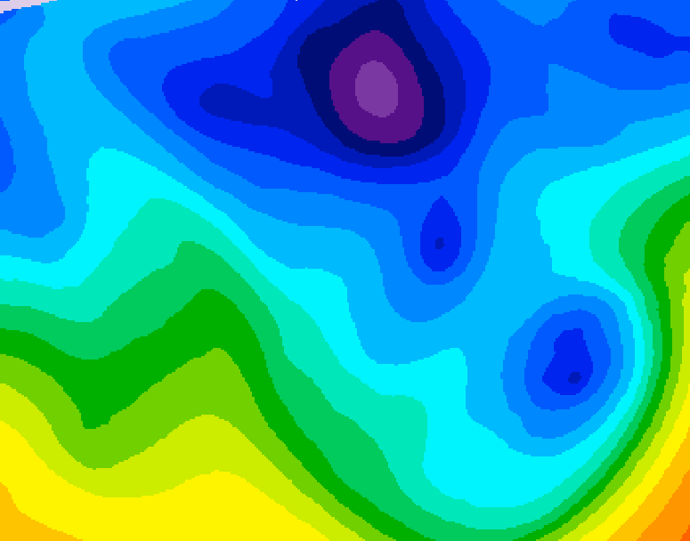 GDPS 500 millibar geopotential height 162 hour forecast chart for Canada based on 2026/01/26 1200Z data