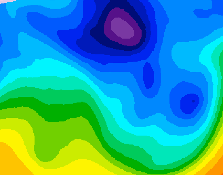 GDPS 500 millibar geopotential height 174 hour forecast chart for Canada based on 2026/01/26 1200Z data