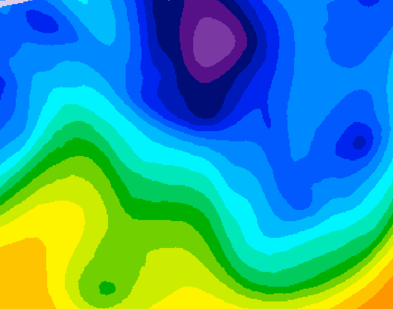 GDPS 500 millibar geopotential height 192 hour forecast chart for Canada based on 2026/01/26 1200Z data