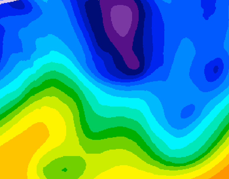 GDPS 500 millibar geopotential height 204 hour forecast chart for Canada based on 2026/01/26 1200Z data