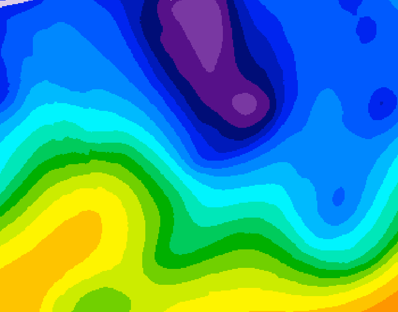 GDPS 500 millibar geopotential height 216 hour forecast chart for Canada based on 2026/01/26 1200Z data