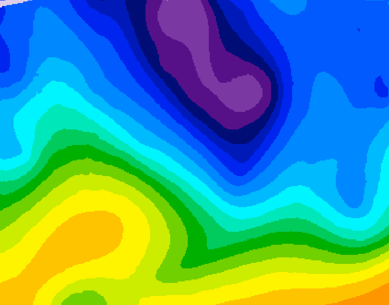 GDPS 500 millibar geopotential height 228 hour forecast chart for Canada based on 2026/01/26 1200Z data