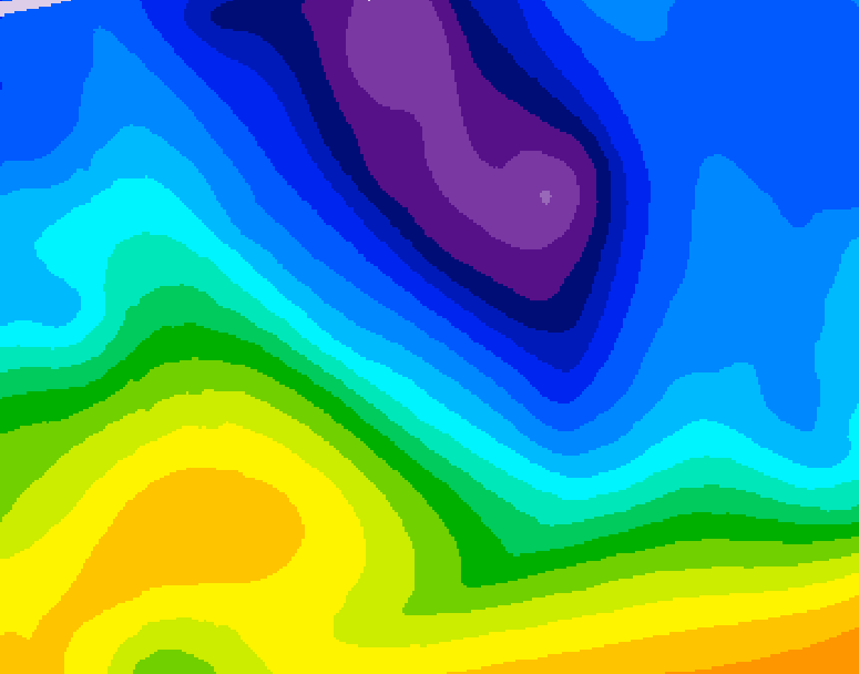 GDPS 500 millibar geopotential height 234 hour forecast chart for Canada based on 2026/01/26 1200Z data
