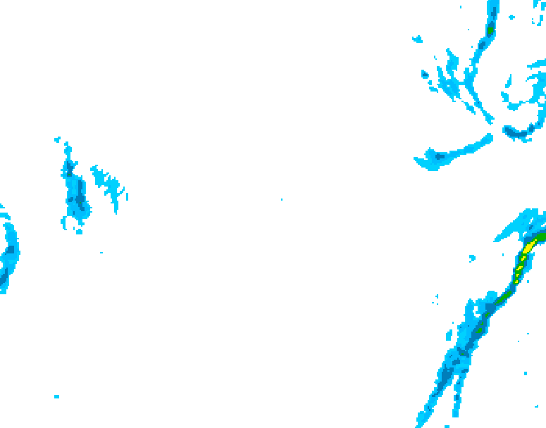 GDPS precipitation 018 hour forecast chart for Canada based on 2026/01/26 0000Z data