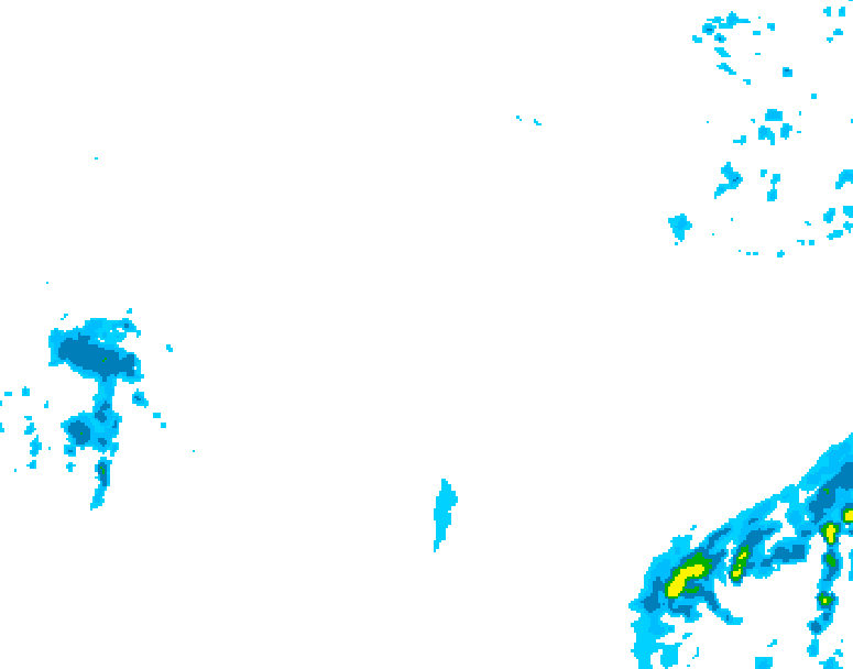 GDPS precipitation 150 hour forecast chart for Canada based on 2026/01/26 0000Z data