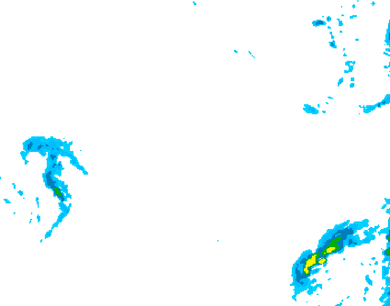 GDPS precipitation 156 hour forecast chart for Canada based on 2026/01/26 0000Z data