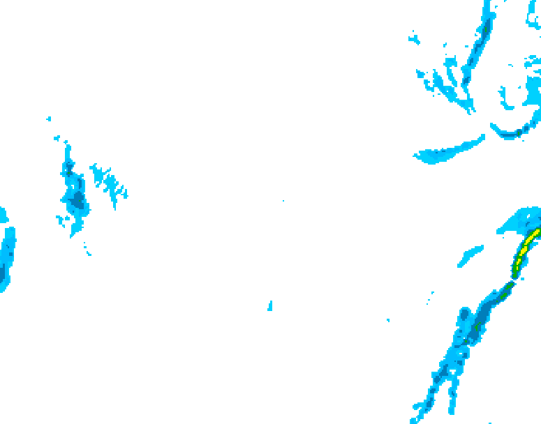 GDPS precipitation 006 hour forecast chart for Canada based on 2026/01/26 1200Z data