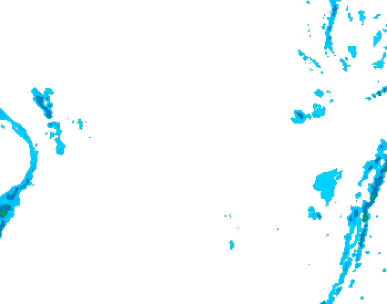 GDPS precipitation 018 hour forecast chart for Canada based on 2026/01/26 1200Z data