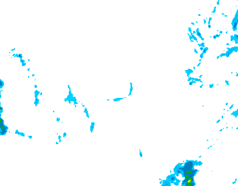GDPS precipitation 114 hour forecast chart for Canada based on 2026/01/26 1200Z data