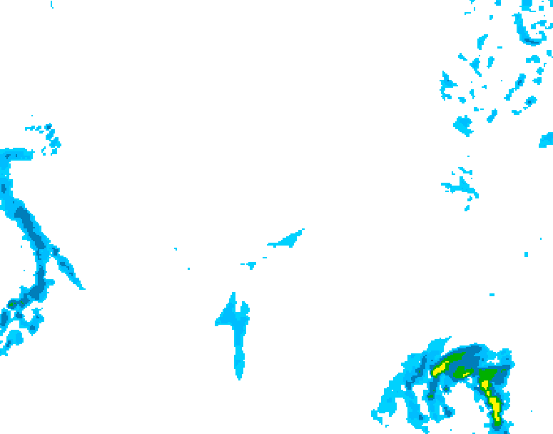 GDPS precipitation 126 hour forecast chart for Canada based on 2026/01/26 1200Z data