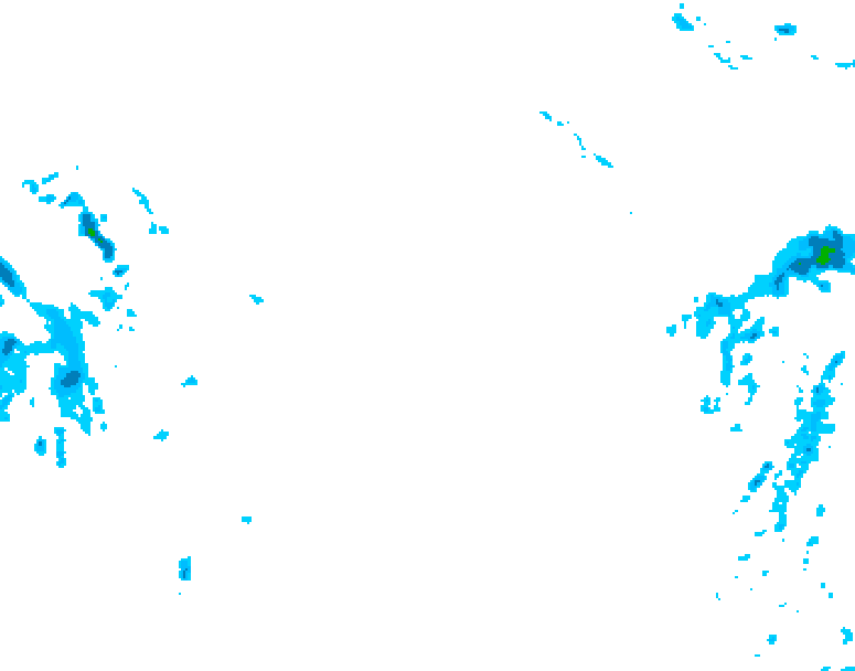 GDPS precipitation 174 hour forecast chart for Canada based on 2026/01/26 1200Z data