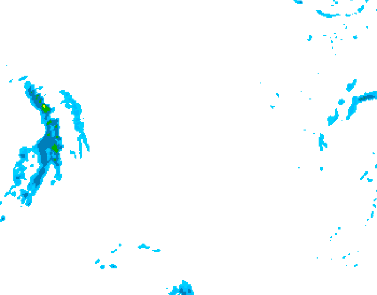 GDPS precipitation 198 hour forecast chart for Canada based on 2026/01/26 1200Z data
