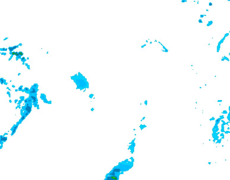 GDPS precipitation 222 hour forecast chart for Canada based on 2026/01/26 1200Z data