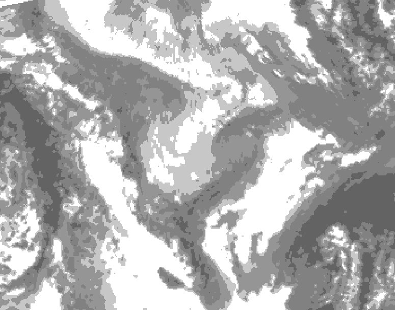 GDPS total cloud 144 hour forecast chart for Canada based on 2026/01/26 1200Z data