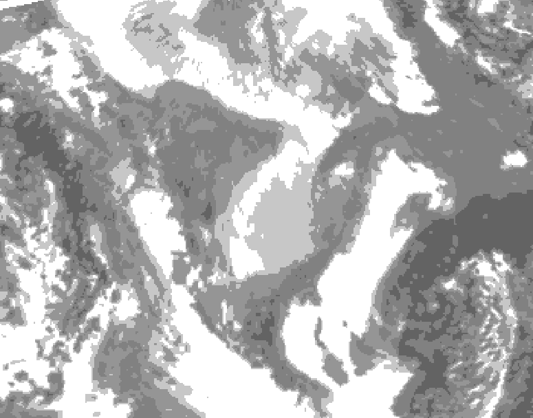 GDPS total cloud 156 hour forecast chart for Canada based on 2026/01/26 1200Z data