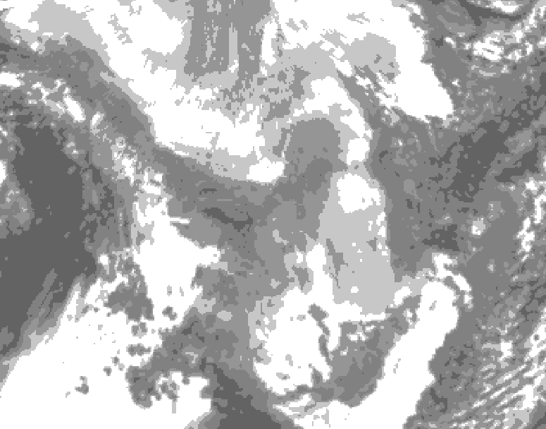 GDPS total cloud 192 hour forecast chart for Canada based on 2026/01/26 1200Z data