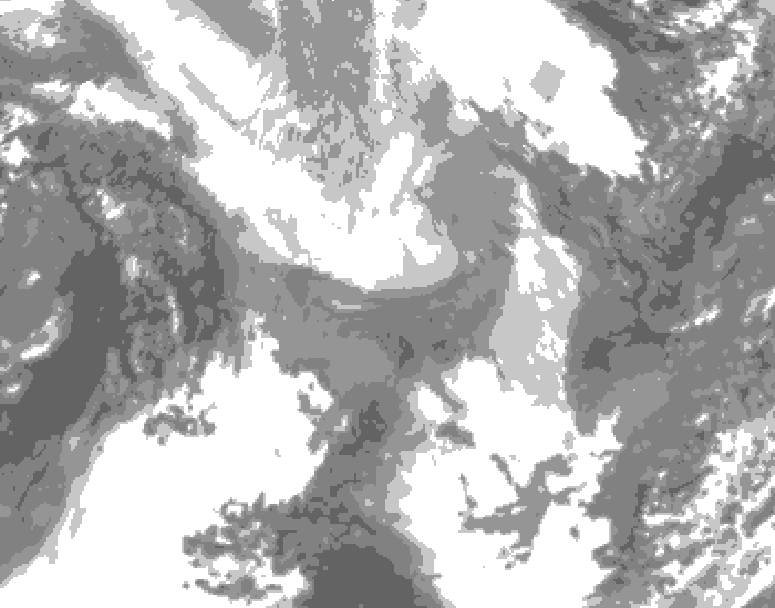 GDPS total cloud 204 hour forecast chart for Canada based on 2026/01/26 1200Z data