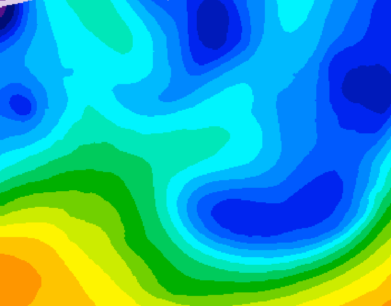 GDPS 500 millibar geopotential height 066 hour forecast chart for Canada based on 2026/01/27 0000Z data