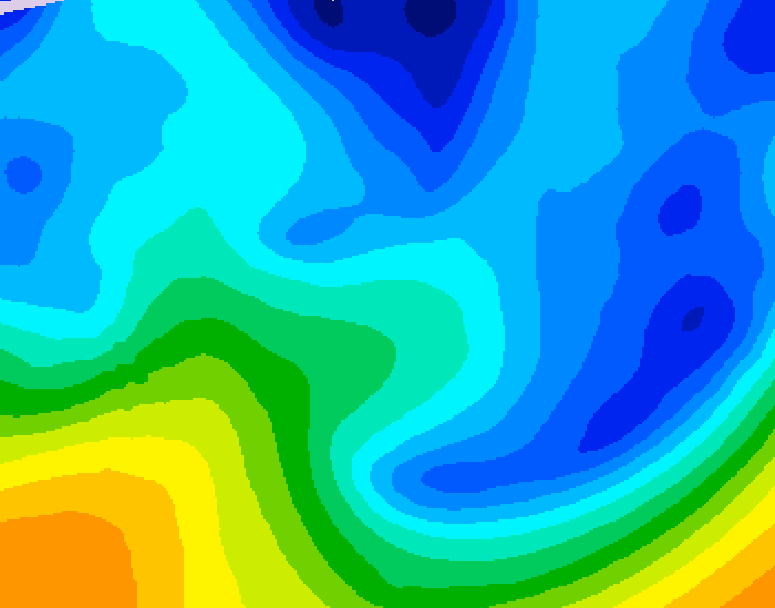 GDPS 500 millibar geopotential height 084 hour forecast chart for Canada based on 2026/01/27 0000Z data
