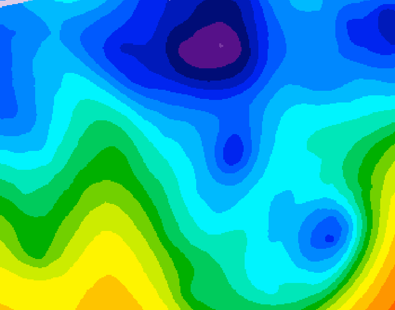 GDPS 500 millibar geopotential height 144 hour forecast chart for Canada based on 2026/01/27 0000Z data