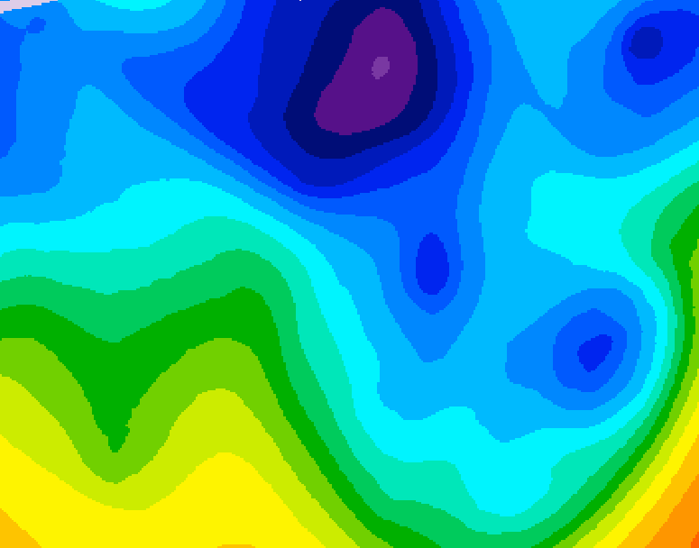 GDPS 500 millibar geopotential height 156 hour forecast chart for Canada based on 2026/01/27 0000Z data