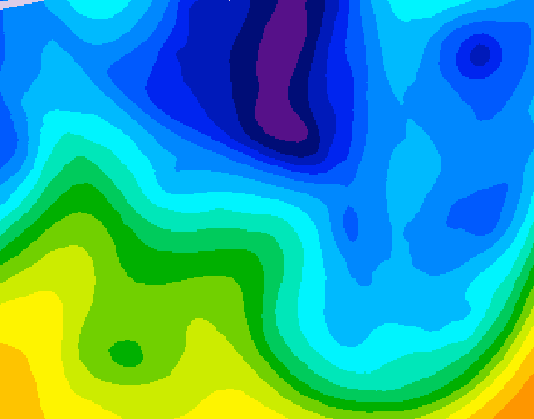 GDPS 500 millibar geopotential height 174 hour forecast chart for Canada based on 2026/01/27 0000Z data