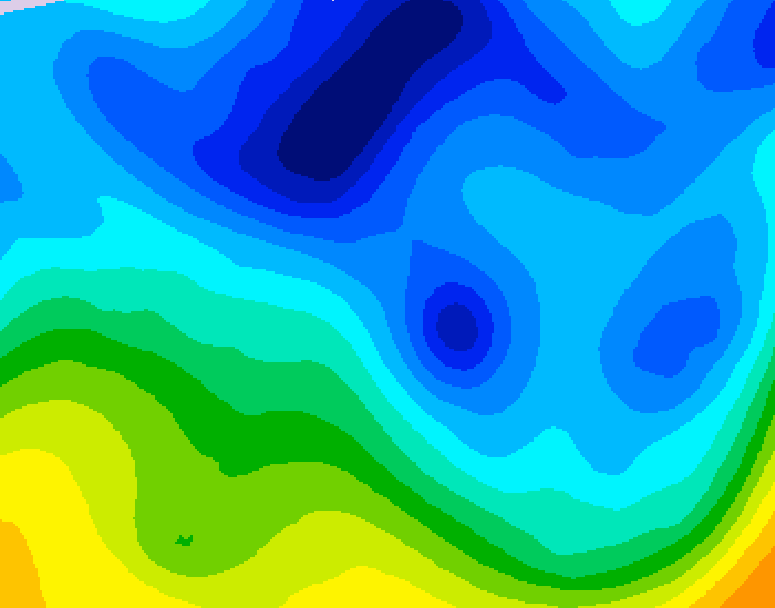 GDPS 500 millibar geopotential height 156 hour forecast chart for Canada based on 2026/01/27 1200Z data