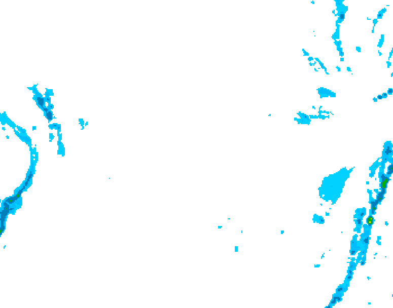 GDPS precipitation 006 hour forecast chart for Canada based on 2026/01/27 0000Z data