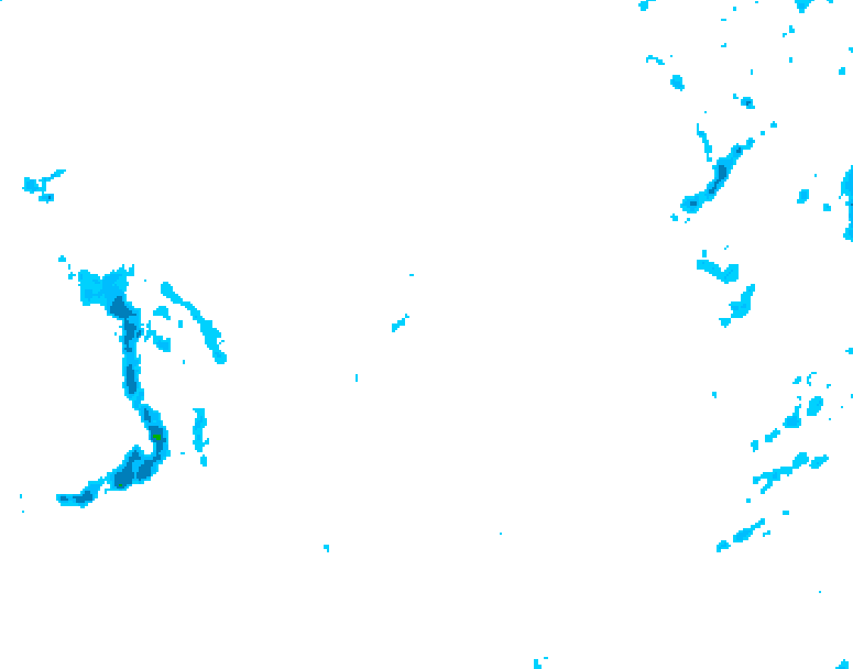 GDPS precipitation 090 hour forecast chart for Canada based on 2026/01/27 0000Z data