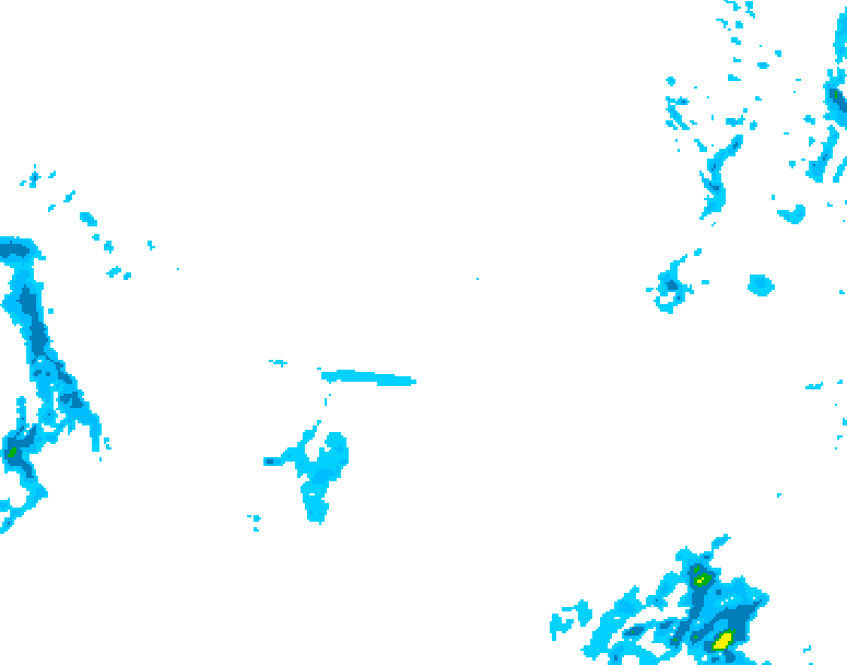 GDPS precipitation 108 hour forecast chart for Canada based on 2026/01/27 0000Z data