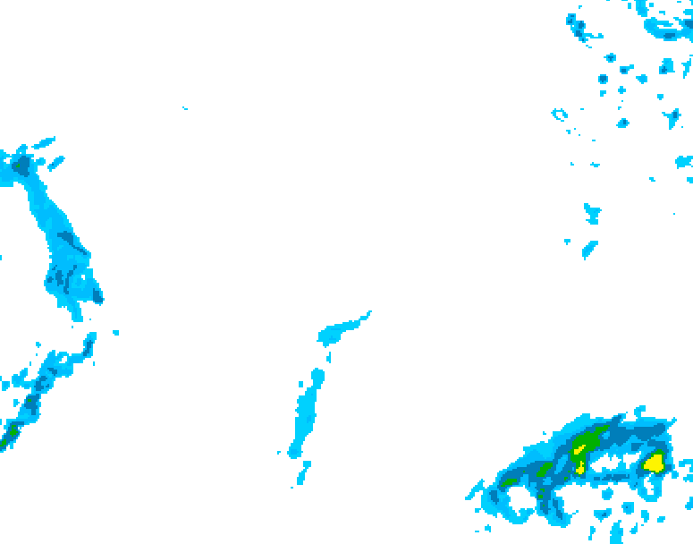GDPS precipitation 120 hour forecast chart for Canada based on 2026/01/27 0000Z data