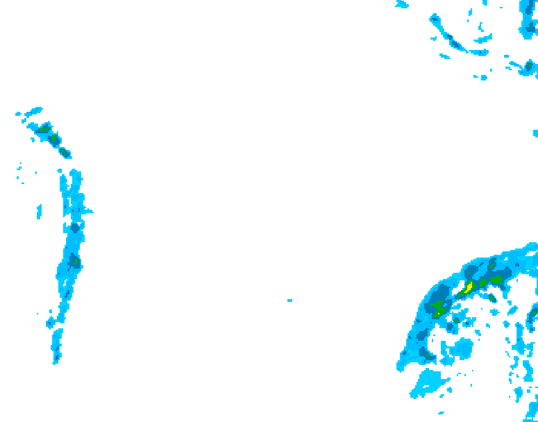 GDPS precipitation 138 hour forecast chart for Canada based on 2026/01/27 0000Z data