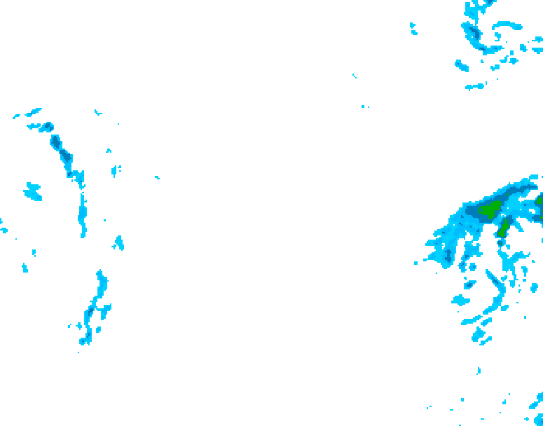 GDPS precipitation 156 hour forecast chart for Canada based on 2026/01/27 0000Z data