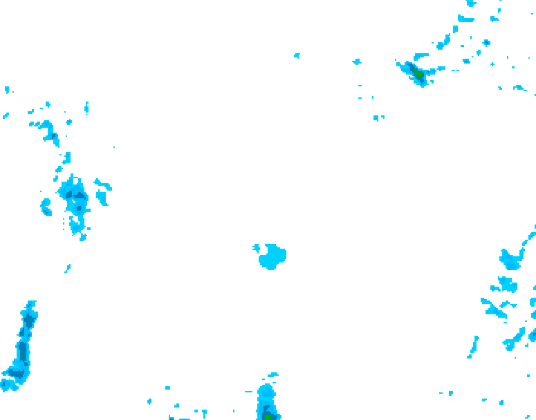 GDPS precipitation 222 hour forecast chart for Canada based on 2026/01/27 0000Z data