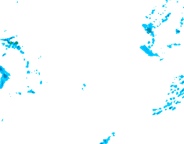 GDPS precipitation 222 hour forecast chart for Canada based on 2026/01/27 1200Z data