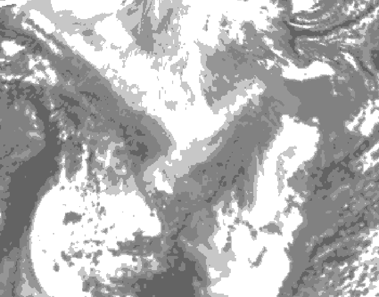 GDPS total cloud 204 hour forecast chart for Canada based on 2026/01/27 0000Z data