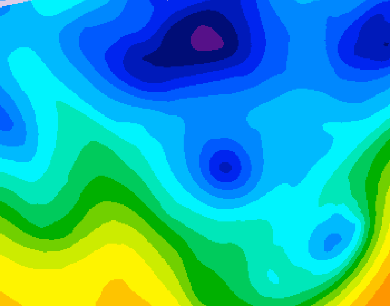 GDPS 500 millibar geopotential height 120 hour forecast chart for Canada based on 2026/01/28 0000Z data