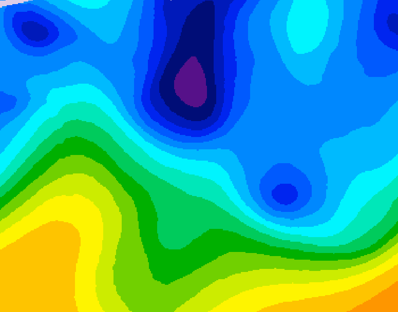 GDPS 500 millibar geopotential height 168 hour forecast chart for Canada based on 2026/01/28 0000Z data