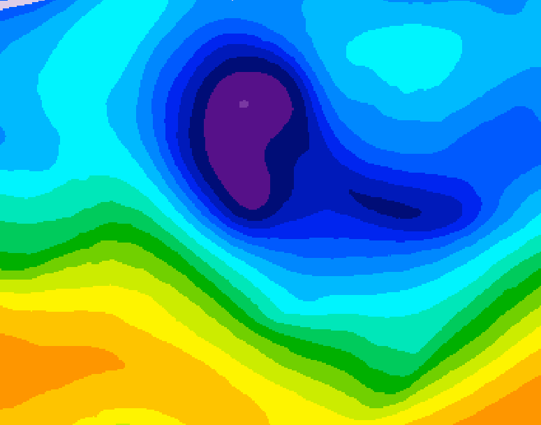GDPS 500 millibar geopotential height 234 hour forecast chart for Canada based on 2026/01/28 0000Z data