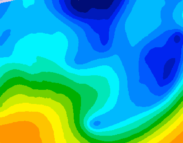 GDPS 500 millibar geopotential height 060 hour forecast chart for Canada based on 2026/01/28 1200Z data