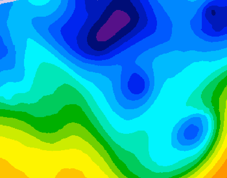 GDPS 500 millibar geopotential height 114 hour forecast chart for Canada based on 2026/01/28 1200Z data