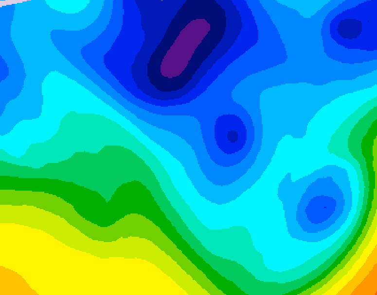 GDPS 500 millibar geopotential height 120 hour forecast chart for Canada based on 2026/01/28 1200Z data