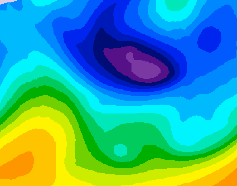 GDPS 500 millibar geopotential height 162 hour forecast chart for Canada based on 2026/01/28 1200Z data